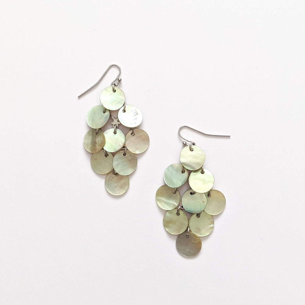 Sage Green Boho Earrings